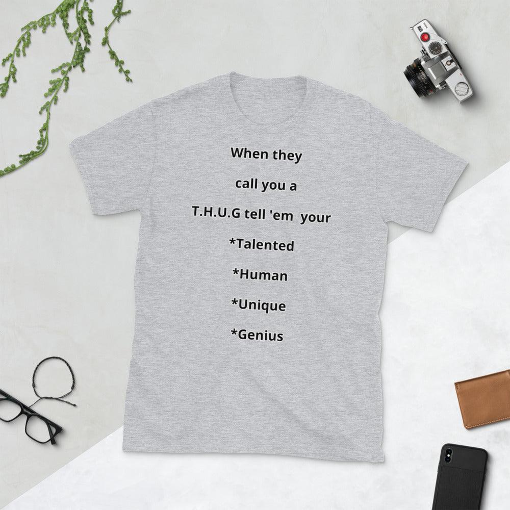 "Talented Genius" Short-Sleeve Unisex T-Shirt - Lady Vals Vanity