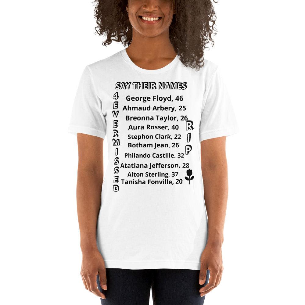 4ever Remembered Short-Sleeve Unisex Tee - Lady Vals Vanity