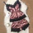 Sexy Lingerie Silk Satin Nightwear - 