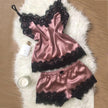 Sexy Lingerie Silk Satin Nightwear - 