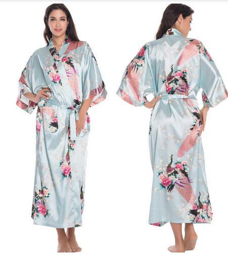 Women Satin Robe Silk Robes Night - Lady Vals Vanity