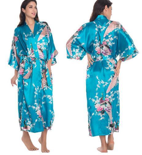 Women Satin Robe Silk Robes Night - Lady Vals Vanity