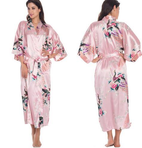 Women Satin Robe Silk Robes Night - Lady Vals Vanity