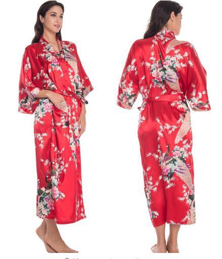 Women Satin Robe Silk Robes Night - Lady Vals Vanity