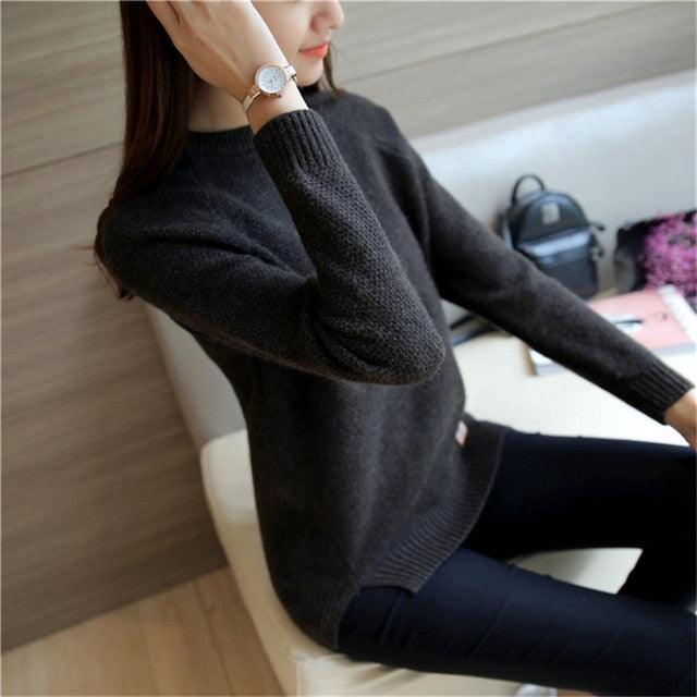 Fall / Winter Women Sweaters & Pullovers Long Sleeve - Lady Vals Vanity