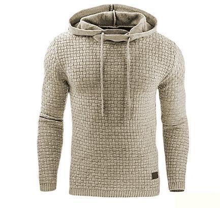 Autumn Winter Warm - Knitted Men's Sweater Casual Hooded Pullover Men Cotton - Lady Vals Vanity