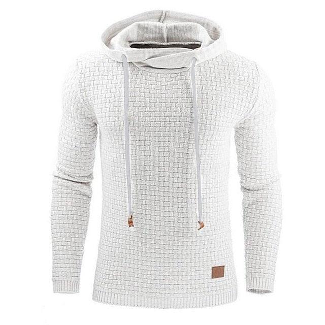 Autumn Winter Warm - Knitted Men's Sweater Casual Hooded Pullover Men Cotton - Lady Vals Vanity