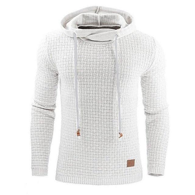 Autumn Winter Warm - Knitted Men's Sweater Casual Hooded Pullover Men Cotton - Lady Vals Vanity
