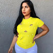 Pearl Beading Tshirt - Lady Vals Vanity