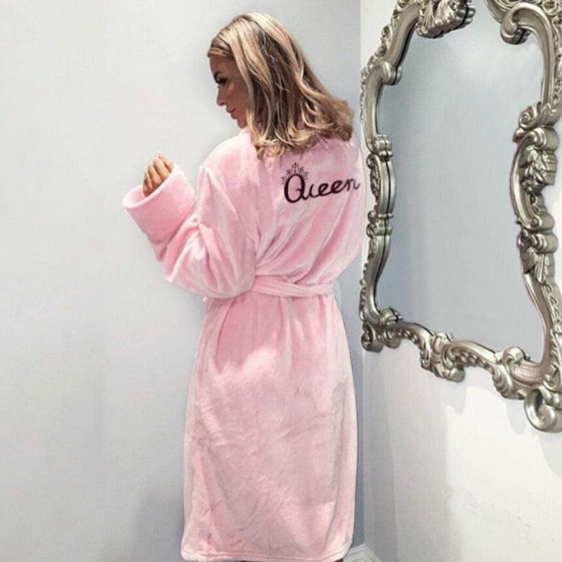 Soft Thick Cute Pink  Robes - "I'M PERKY" Boutique