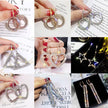 IPARAM Fashion Luxury Rhinestone Drop Earrings - Lady Vals Vanity