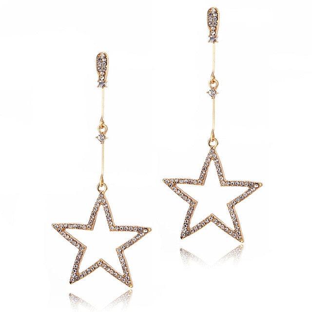 IPARAM Fashion Luxury Rhinestone Drop Earrings - Lady Vals Vanity