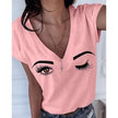 2021 Summer Eyebrows Eyes Deep V-neck - Lady Vals Vanity