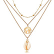 17KM Multilayer Crystal Moon Necklaces & Pendants - Lady Vals Vanity