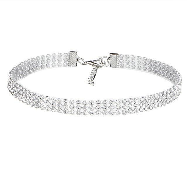 NEW 2021 Crystal Rhinestone Choker Necklace - Lady Vals Vanity