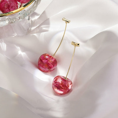 New Arrival Women's Sweet Cherry Drop Earrings - Lady Vals Vanity