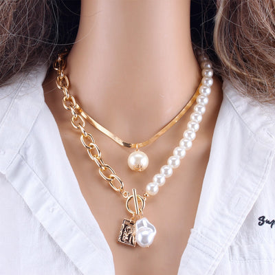 KMVEXO Fashion 2 Layers Pearls - Lady Vals Vanity