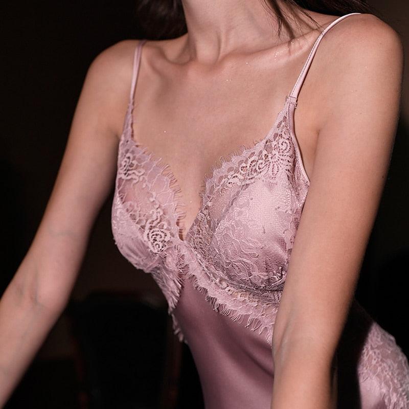 Sexy Women's  Lace Nightdress - 