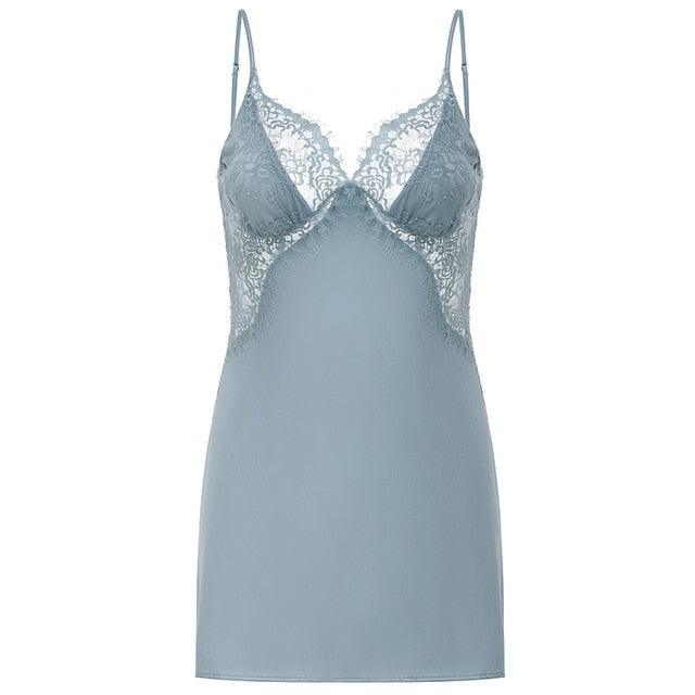 Sexy Women's  Lace Nightdress - 