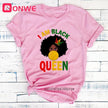 I Am A Strong Melanin Queen T-shirt - Lady Vals Vanity