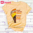 I Am A Strong Melanin Queen T-shirt - Lady Vals Vanity