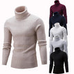 Thick Warm Sweater Men Turtleneck Sweaters Slim Fit Pullover Men Knitwear Male Double collar - 