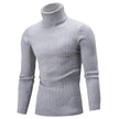 Thick Warm Sweater Men Turtleneck Sweaters Slim Fit Pullover Men Knitwear Male Double collar - 