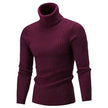 Thick Warm Sweater Men Turtleneck Sweaters Slim Fit Pullover Men Knitwear Male Double collar - 