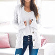 Winter Warm Candy Color Knitted Cardigan Long Sleeve Women Sweaters - 