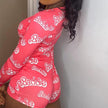 Long Sleeve Women Pajamas Onesie for Adults - Lady Vals Vanity