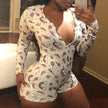 Long Sleeve Women Pajamas Onesie for Adults - Lady Vals Vanity