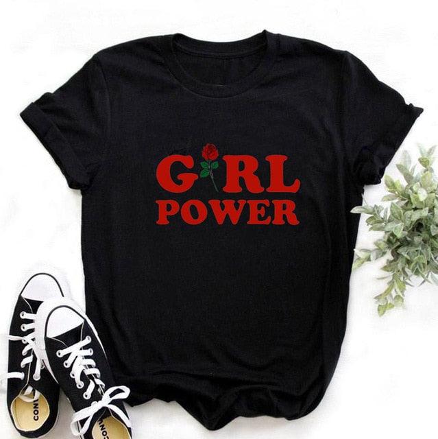 Women Feminism GRL PWR T-shirt - "I'M PERKY" Boutique