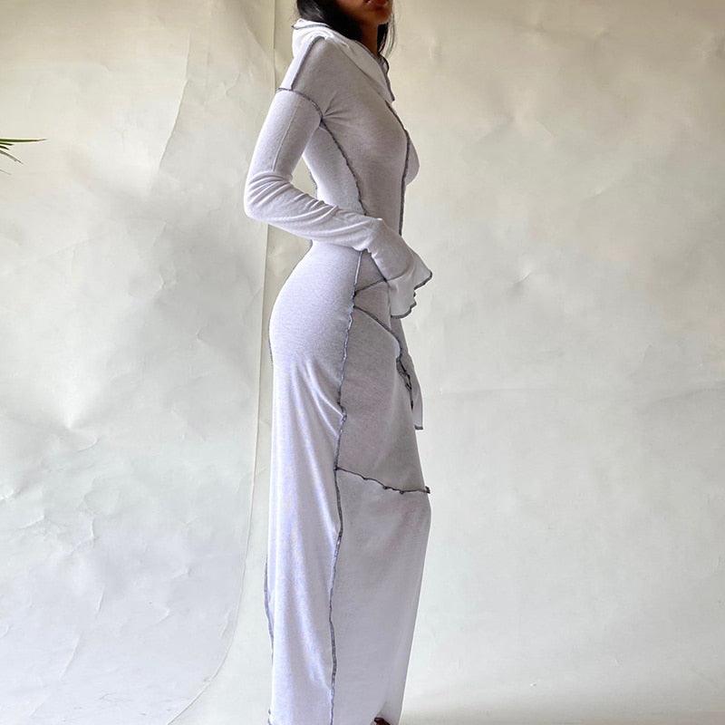 Hugcitar 2020 Long Sleeve Maxi Dress - Lady Vals Vanity