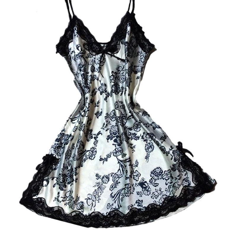 Sexy Lingerie Nightgown Off Shoulder - Lady Vals Vanity