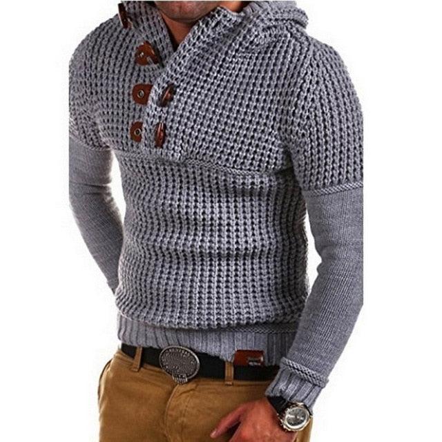 Autumn Winter Fashion Solid / Sweaters Thick Warm Men's Jumper Sweater Male Pullovers - Lady Vals Vanity