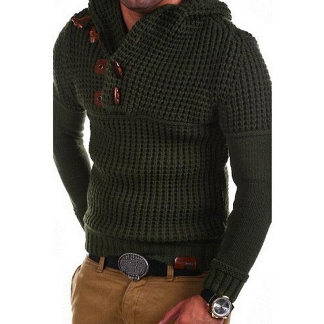 Autumn Winter Fashion Solid / Sweaters Thick Warm Men's Jumper Sweater Male Pullovers - Lady Vals Vanity