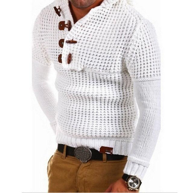 Autumn Winter Fashion Solid / Sweaters Thick Warm Men's Jumper Sweater Male Pullovers - Lady Vals Vanity