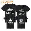 Family Matching Mommy / Father Son / Daughter Clothing King Queen - Lady Vals Vanity