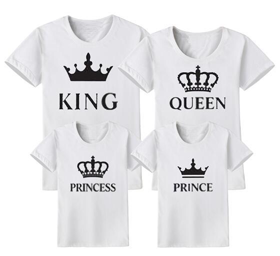 Family Matching Mommy / Father Son / Daughter Clothing King Queen - Lady Vals Vanity