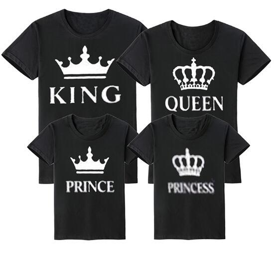 Family Matching Mommy / Father Son / Daughter Clothing King Queen - Lady Vals Vanity