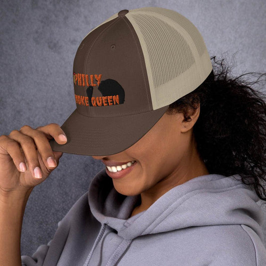 Philly Smoke Queen Trucker Cap - Lady Vals Vanity