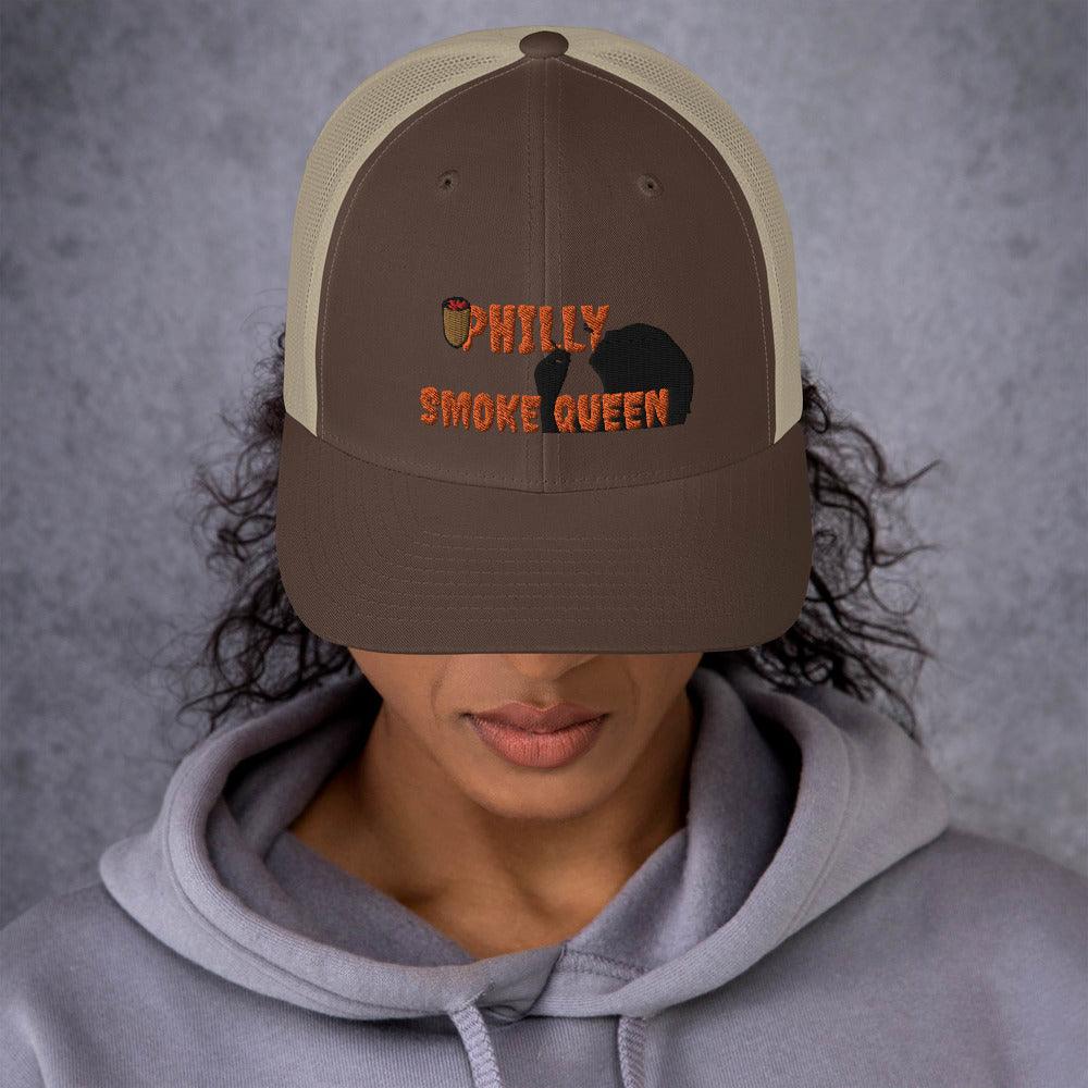 Philly Smoke Queen Trucker Cap - Lady Vals Vanity