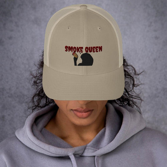 Smoke Queen Trucker Cap - "I'M PERKY" Boutique