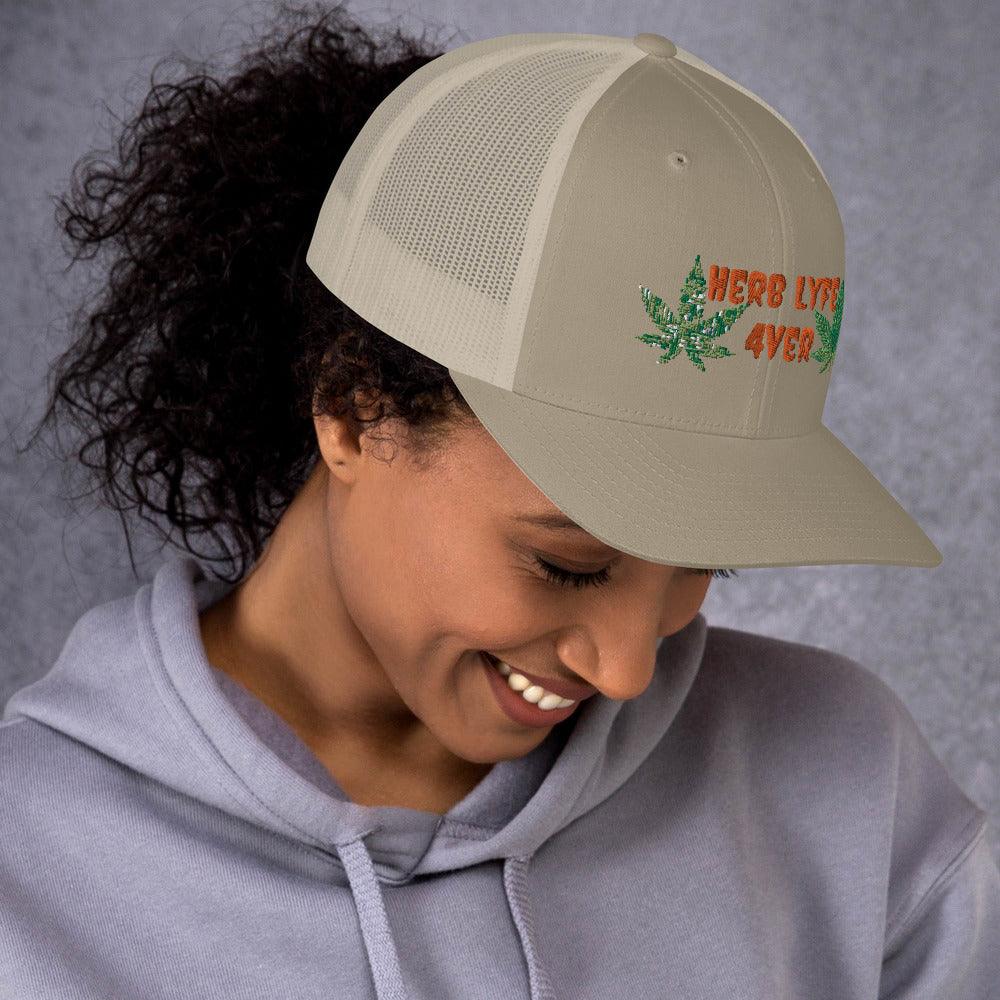 Women's Herb Lyfe Trucker Cap - Lady Vals Vanity