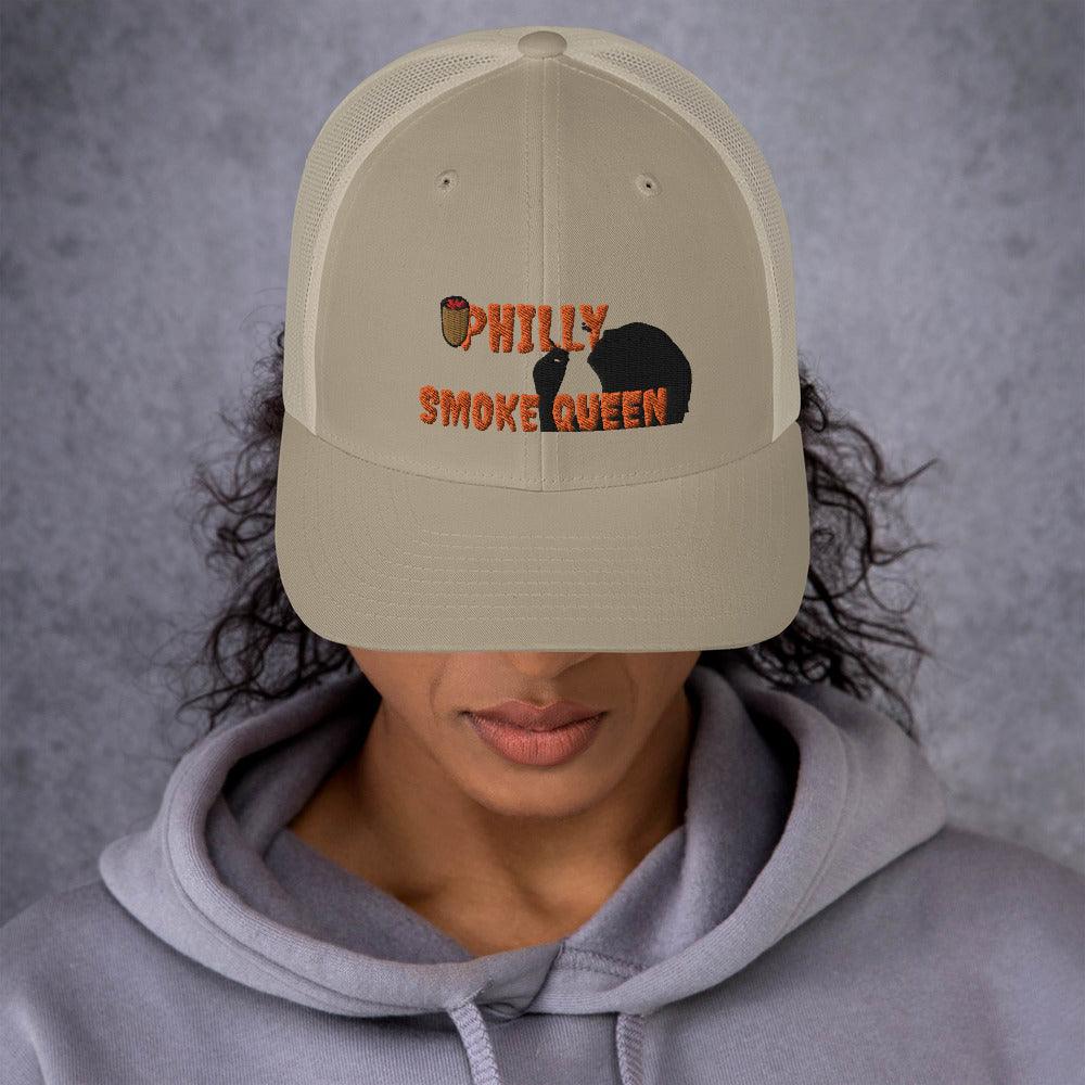 Philly Smoke Queen Trucker Cap - Lady Vals Vanity