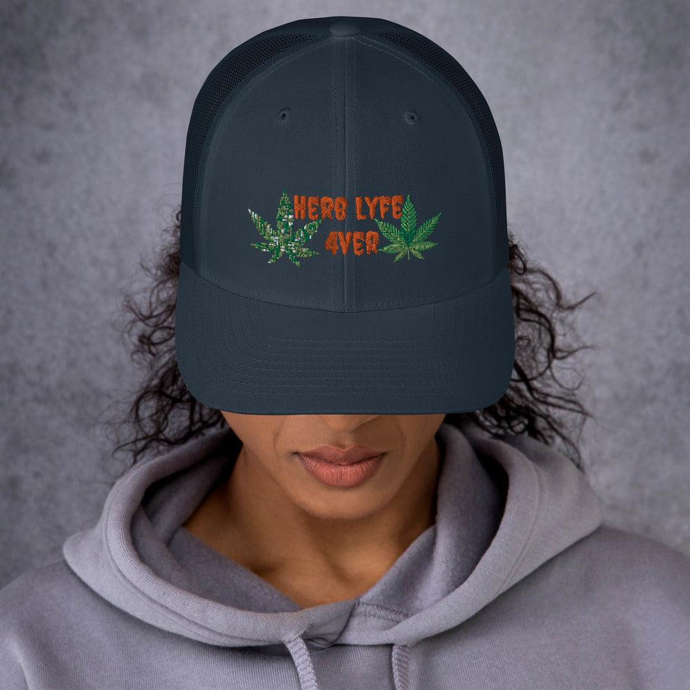 Women's Herb Lyfe Trucker Cap - Lady Vals Vanity