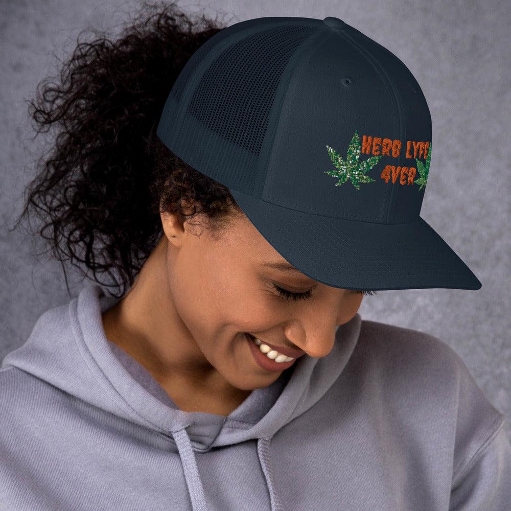 Women's Herb Lyfe Trucker Cap - Lady Vals Vanity