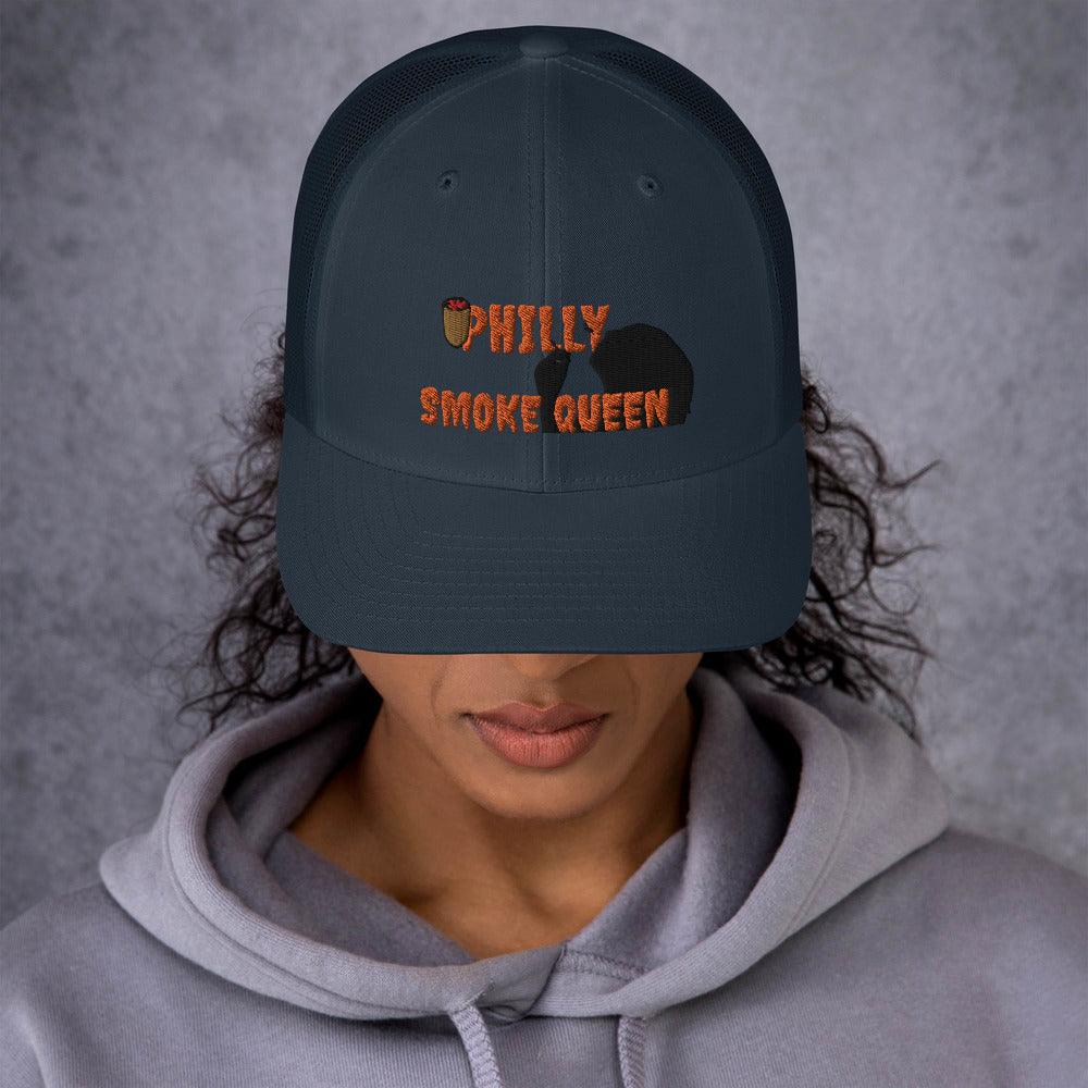 Philly Smoke Queen Trucker Cap - Lady Vals Vanity