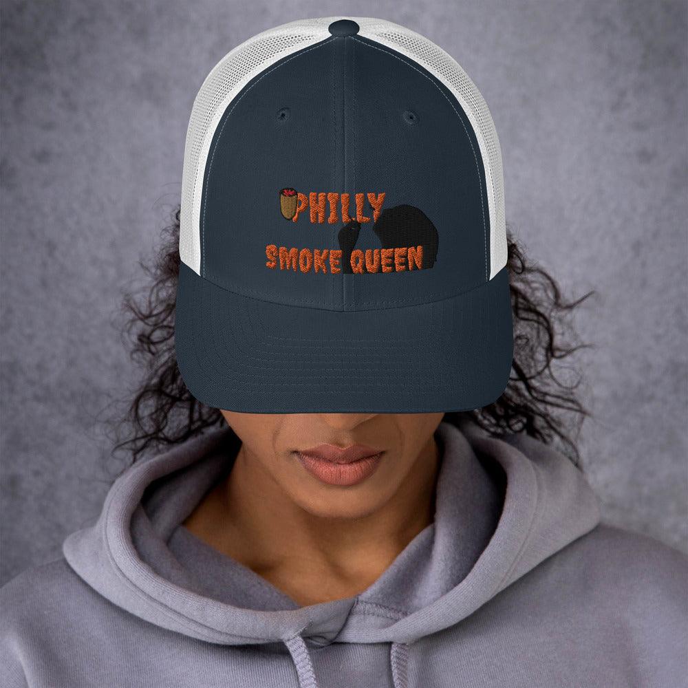 Philly Smoke Queen Trucker Cap - Lady Vals Vanity