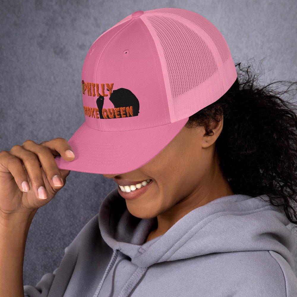 Philly Smoke Queen Trucker Cap - Lady Vals Vanity